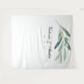 Hintergrund für die Hochzeit von Olivenzweigen, Fo Wandteppich (Vorderseite (Horizontal))