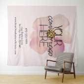 Hintergrund für die Logo-Show "Custom Company Busi Wandteppich (Beispiel (Horizontal))