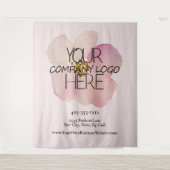 Hintergrund für die Logo-Show "Custom Company Busi Wandteppich (Vorderseite)