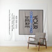 Hintergrund für die Logo-Show "Custom Company Busi Wandteppich (Beispiel (Horizontal))