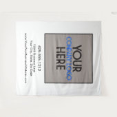 Hintergrund für die Logo-Show "Custom Company Busi Wandteppich (Vorderseite (Horizontal))