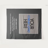 Hintergrund für die Logo-Show "Custom Company Busi Wandteppich (Vorderseite (Horizontal))