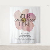 Hintergrund für die Logo-Show "Custom Company Busi Wandteppich (Vorderseite)