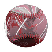 Hintergrund für die Monogrammgestaltung Baseball (Vorderseite)