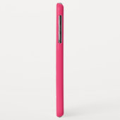 Hintergrund für die Schlichte Farbe Rosa Case-Mate iPhone Hülle (Hinten/Links)