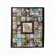 Hintergrund für die schwarze Collage der Graduatio