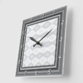 Hintergrund für die Silber-Bürste aus Stahl Quadratische Wanduhr (Winkel)