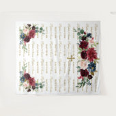 Hintergrund für die Taufe im Burgund Wandteppich (Vorderseite (Horizontal))