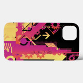 Hintergrund für die technische Hälfte 7 Case-Mate iPhone Hülle (Rückseite (Horizontal))