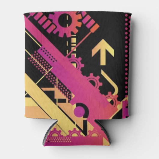 Hintergrund für die technische Hälfte 7 Dosenkühler (Vorderseite)