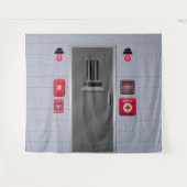 Hintergrund für die Verengung von isoliertem Asyl Wandteppich (Vorderseite (Horizontal))