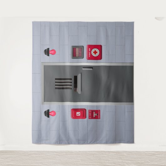 Hintergrund für die Verengung von isoliertem Asyl Wandteppich (Vorderseite)