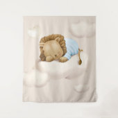 Hintergrund für die virtuelle Dusche im Ruhebereic Wandteppich (Vorderseite)