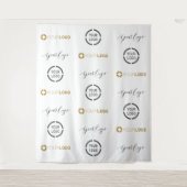 Hintergrund für drei Logoereignisse mit benutzerde Wandteppich (Vorderseite)