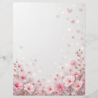 Hintergrund für ein Papierschreiben für Valentin Briefbogen