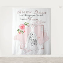 Hintergrund für elegantes Brautparty/Foto