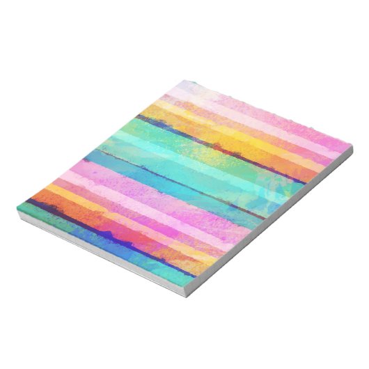 Hintergrund für farbenfrohe Wasserfarben Notizblock (Rotiert)