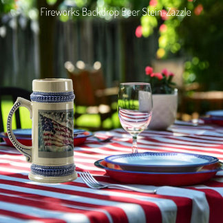 Hintergrund für Feuerwerke Bierglas