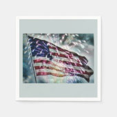 Hintergrund für Feuerwerke Serviette (Vorderseite)