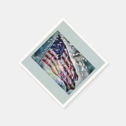 Hintergrund für Feuerwerke Serviette (Ecke)