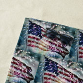 Hintergrund für Feuerwerke Strandtuch (Beispiel)