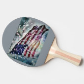 Hintergrund für Feuerwerke Tischtennis Schläger (Seitenansicht)