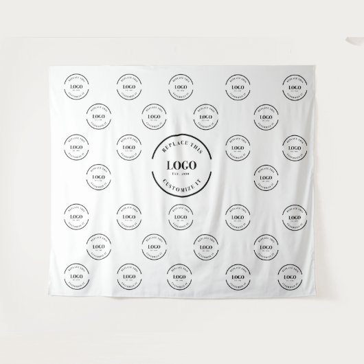 Hintergrund für Firmenlogo Sofortschritt und Wiede Wandteppich (Vorderseite (Horizontal))