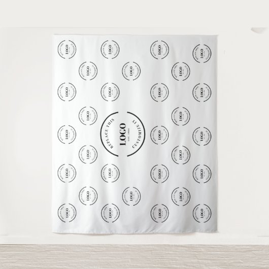 Hintergrund für Firmenlogo Sofortschritt und Wiede Wandteppich (Vorderseite)