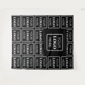 Hintergrund für Firmenlogos Wandteppich (Vorderseite (Horizontal))