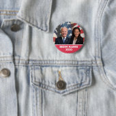 Hintergrund für Flaggen Joe Biden Kamala Harris 20 Button (Beispiel)
