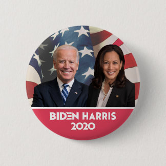 Hintergrund für Flaggen Joe Biden Kamala Harris 20 Button