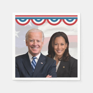 Hintergrund für Flaggen Joe Biden Kamala Harris 20 Serviette
