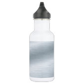 Hintergrund für gebürstetes Silber Trinkflasche (Rechts)