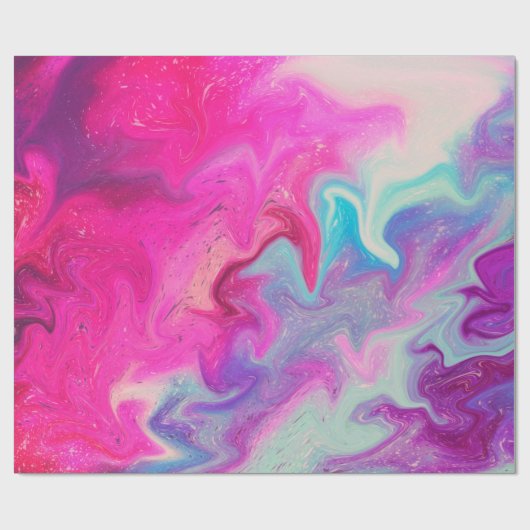 Hintergrund für gemischte Farben Geschenkpapier (Flach)