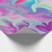 Hintergrund für gemischte Farben Geschenkpapier (Ecke)