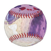 Hintergrund für gestrichene Wasserfarben Baseball (Rückseite)