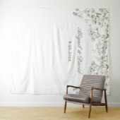 Hintergrund für Gipskraut-Hochzeiten Wandteppich (Beispiel (Horizontal))