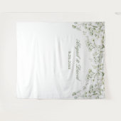 Hintergrund für Gipskraut-Hochzeiten Wandteppich (Vorderseite (Horizontal))