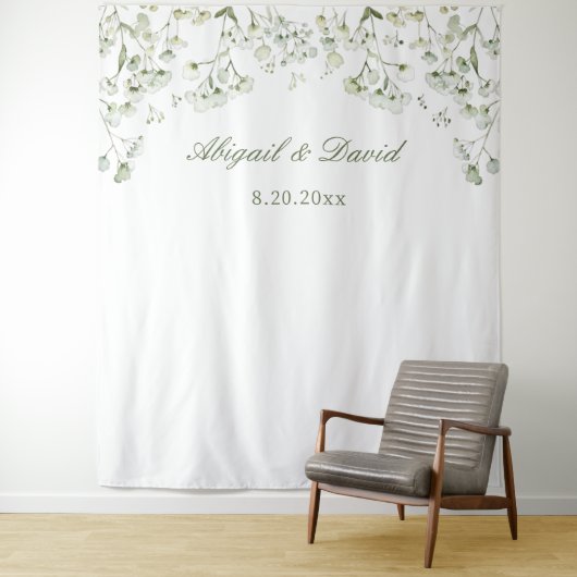Hintergrund für Gipskraut-Hochzeiten Wandteppich (Beispiel)