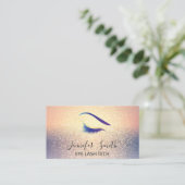 Hintergrund für Glitzer-Mischung | Eyelash Treuekarte (Stehend Vorderseite)