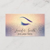 Hintergrund für Glitzer-Mischung | Eyelash Treuekarte (Vorderseite)