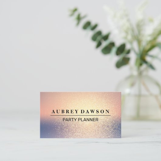 Hintergrund für Glitzer-Mischung Visitenkarte (Stehend Vorderseite)
