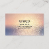 Hintergrund für Glitzer-Mischung Visitenkarte (Rückseite)