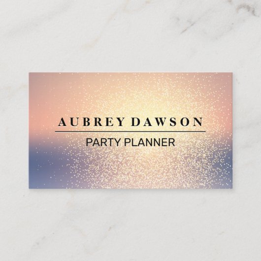 Hintergrund für Glitzer-Mischung Visitenkarte (Vorderseite)