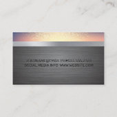 Hintergrund für Glitzer-Mischung Visitenkarte (Rückseite)