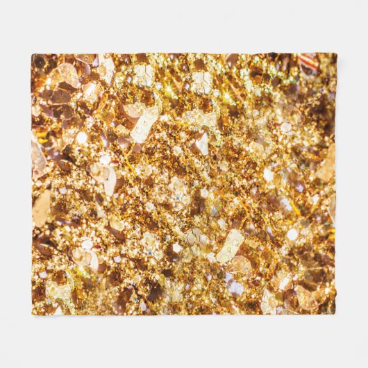 Hintergrund für Gold-Glitzer Fleecedecke (Vorderseite (Horizontal))