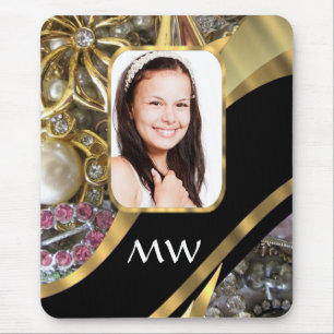 Hintergrund für Gold-Schmuck-Foto Mousepad