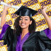 Hintergrund für Gold und Lila Abschluss Wandteppich