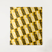 Hintergrund für Gold und Schwarz-Abschluss Wandteppich (Vorderseite)