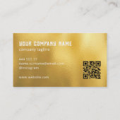 Hintergrund für Goldfunde Visitenkarte (Rückseite)